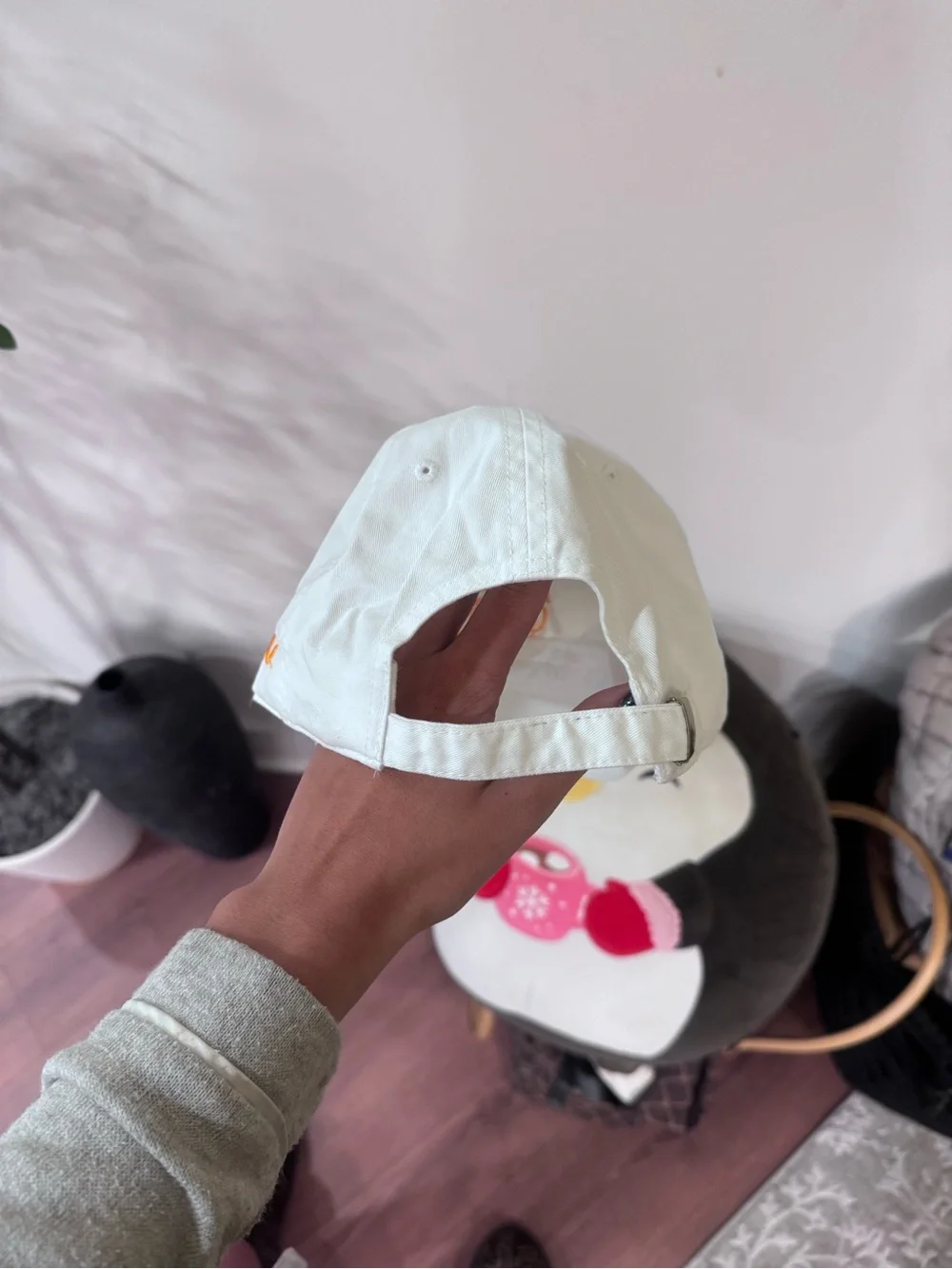 OTTO White Dad Hat with Golden Yellow Nash Gardening Club Embroidery